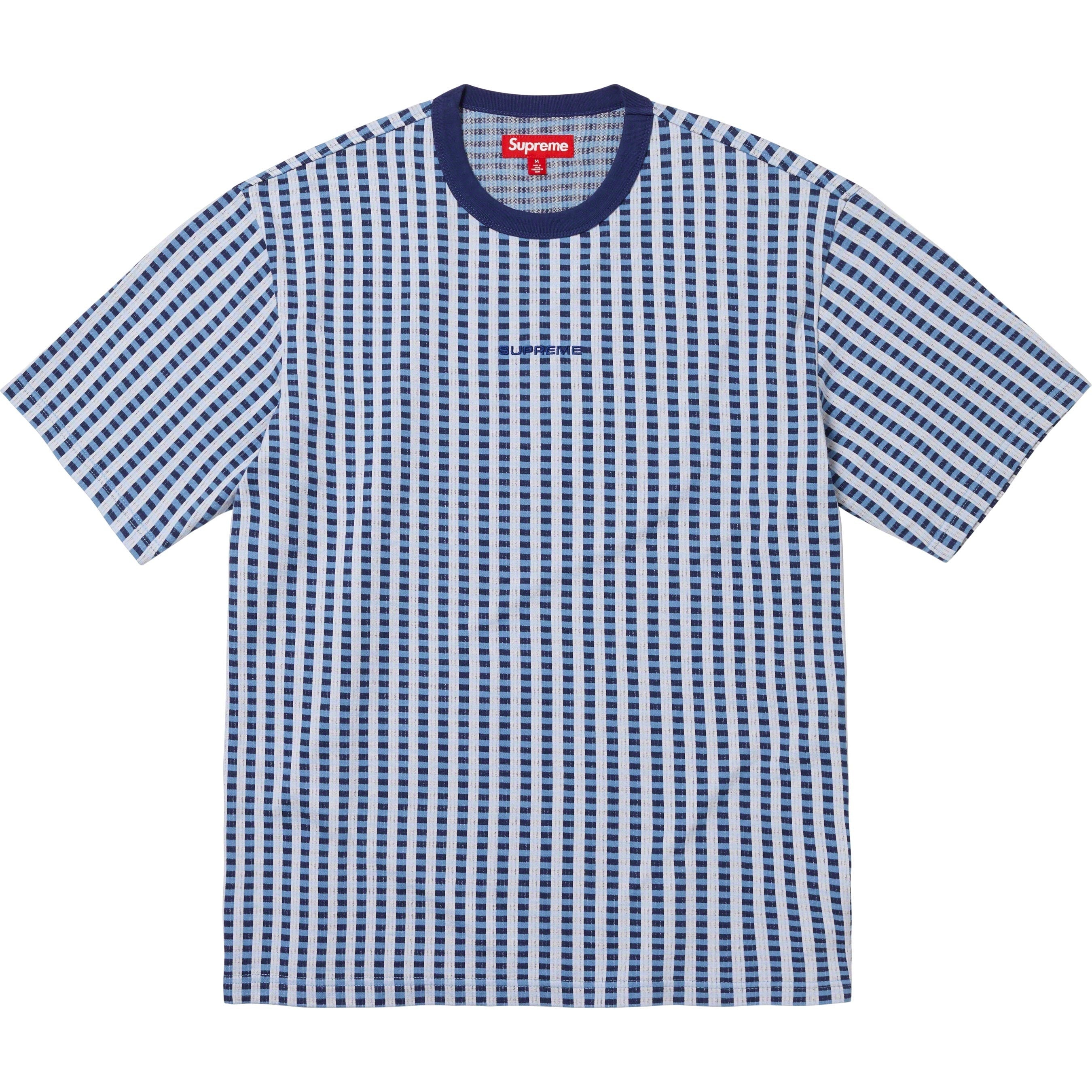 Grid Jacquard S/S Top view 6